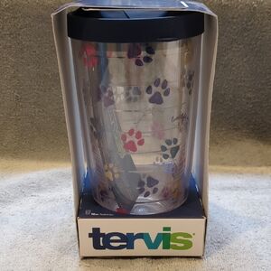 🐾 Lug Multicolor Paw Print Tumbler
